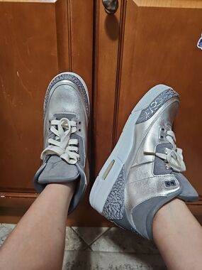 Air Jordan 3 Retro Premium HC GG Chrome Size 9